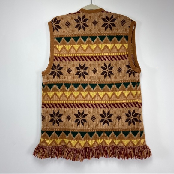 Lamplighter vintage wool woven vest. Large - Picture 4 of 4